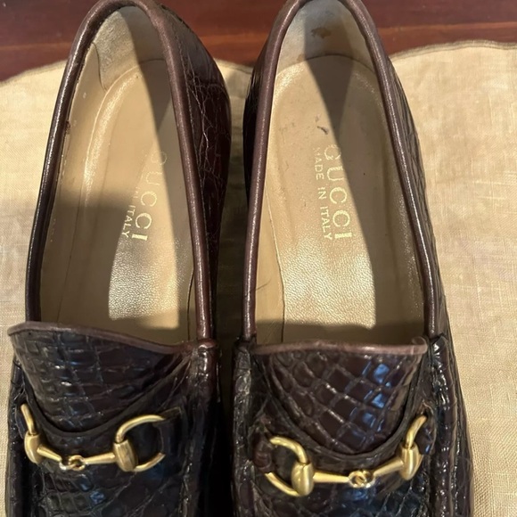 Rare Gucci Alligator Flats 9B - Picture 4 of 6